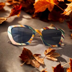 Lunettes de soleil en bois