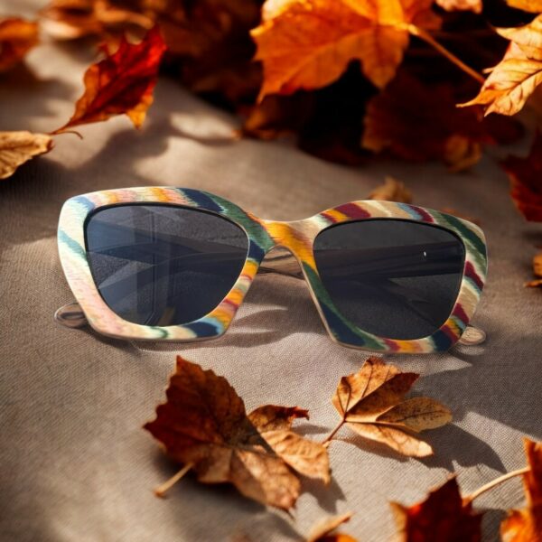 lunettes de soleil en bois ilayka couleurs vv Lunettes de soleil en bois