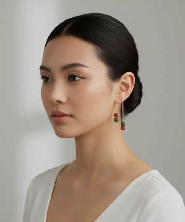 ilb253 bo Boucles d'oreilles longues