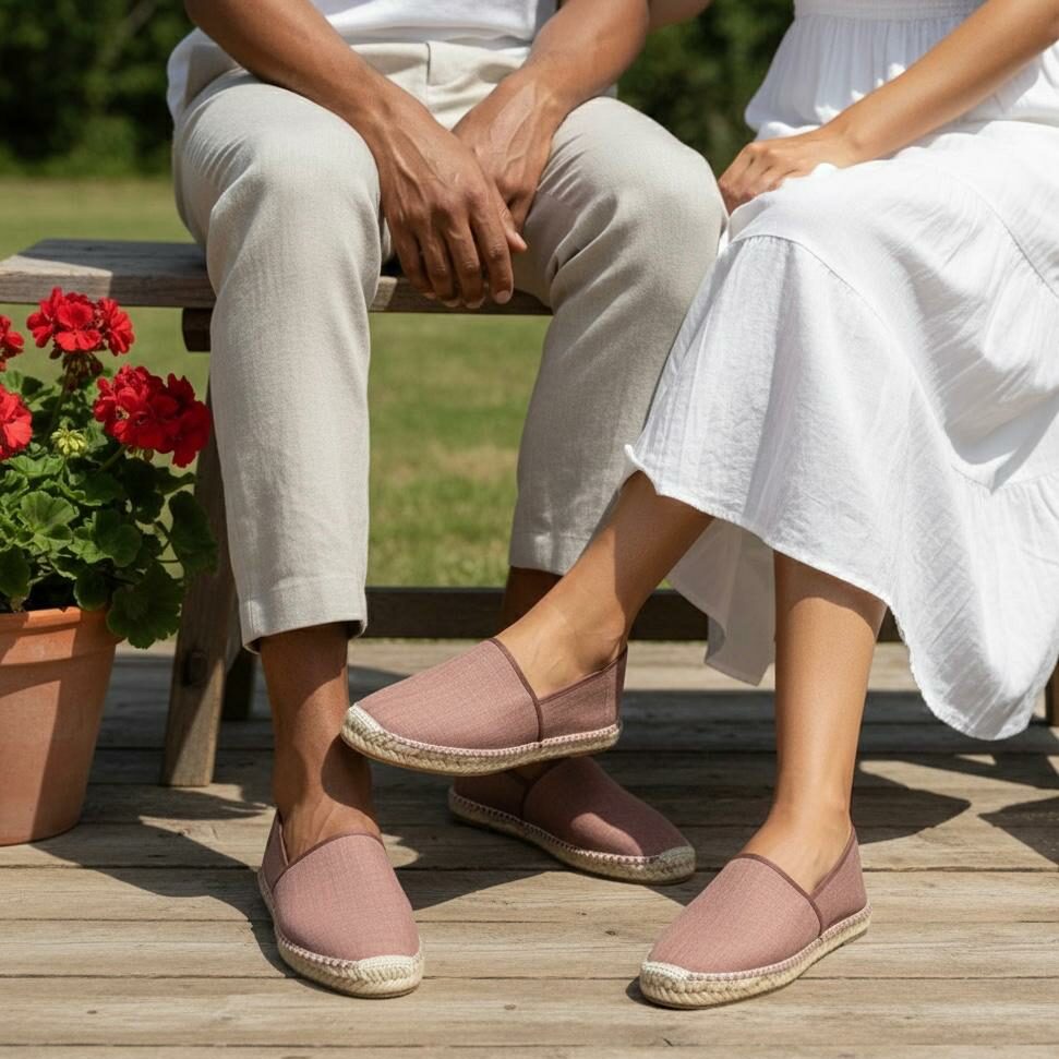 Espadrilles LIOREN - Argile Rosée