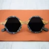 Lunettes de Soleil Hexagonales en Bois
