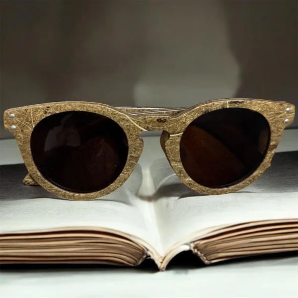 ils598 Lunettes d soleil en fibre de coco